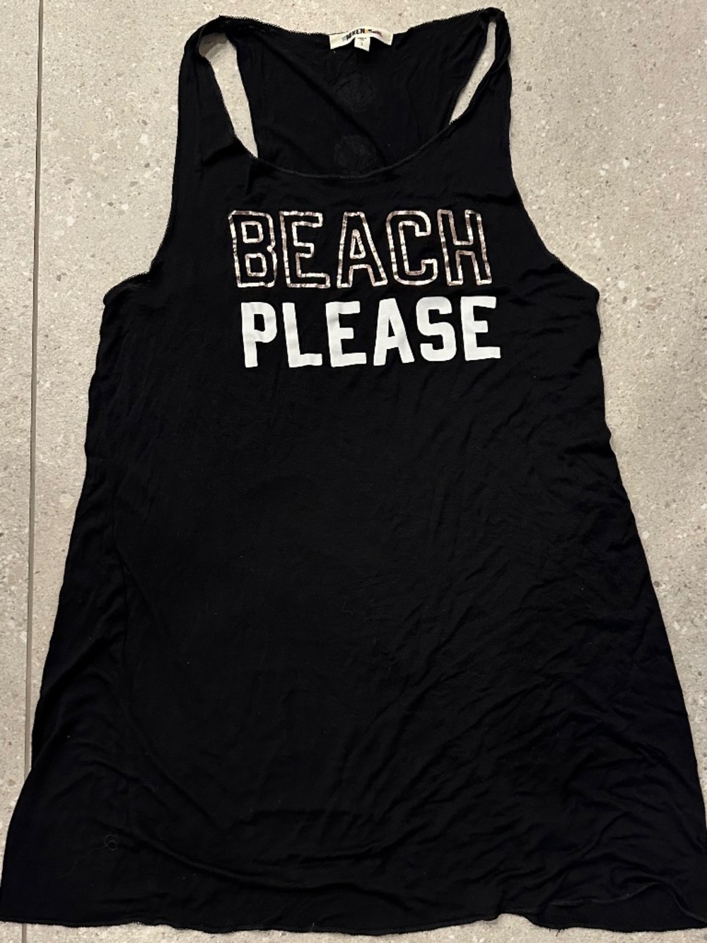 LADIES MIKEN SWIM BEACH COVER UP TANK DRESS SIZE SMALL